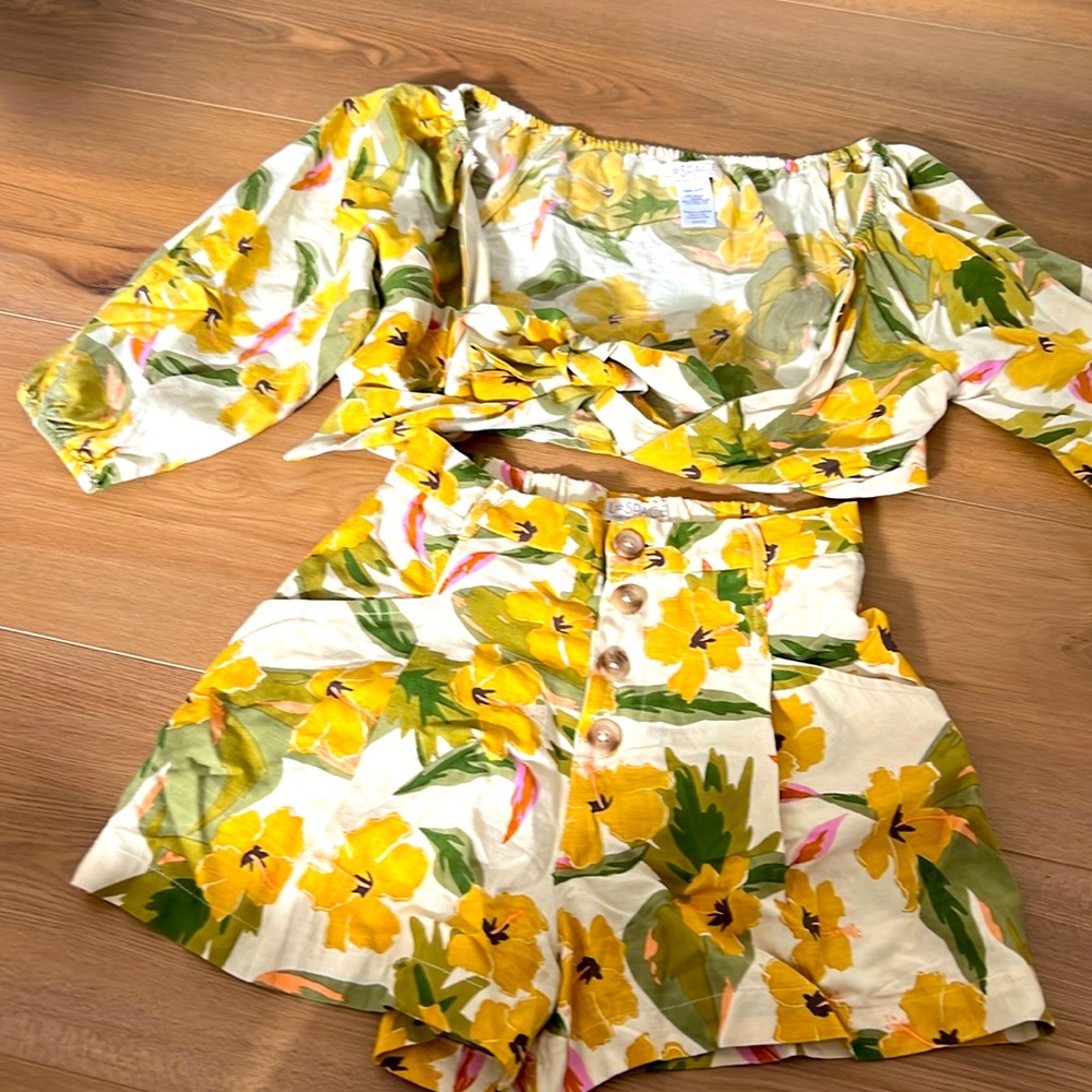 L*Space Crop Top short set